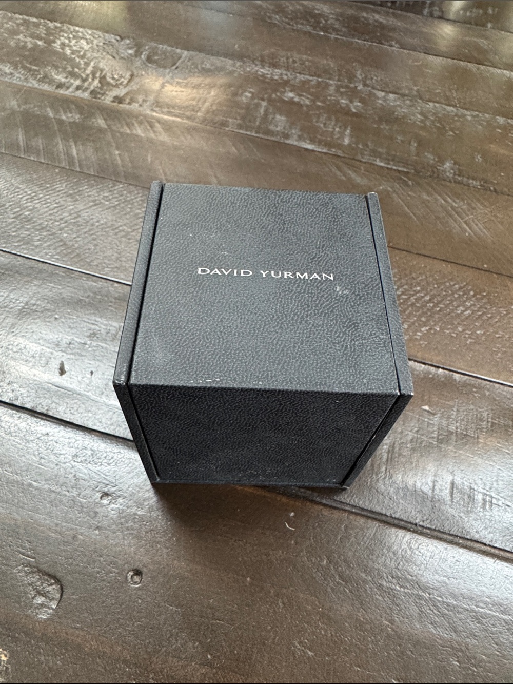 David Yurman Black Logo Jewelry Box